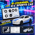 GT-R R34 1:64 Alloy 4WD Metal Desktop Drift Car Flat Remote