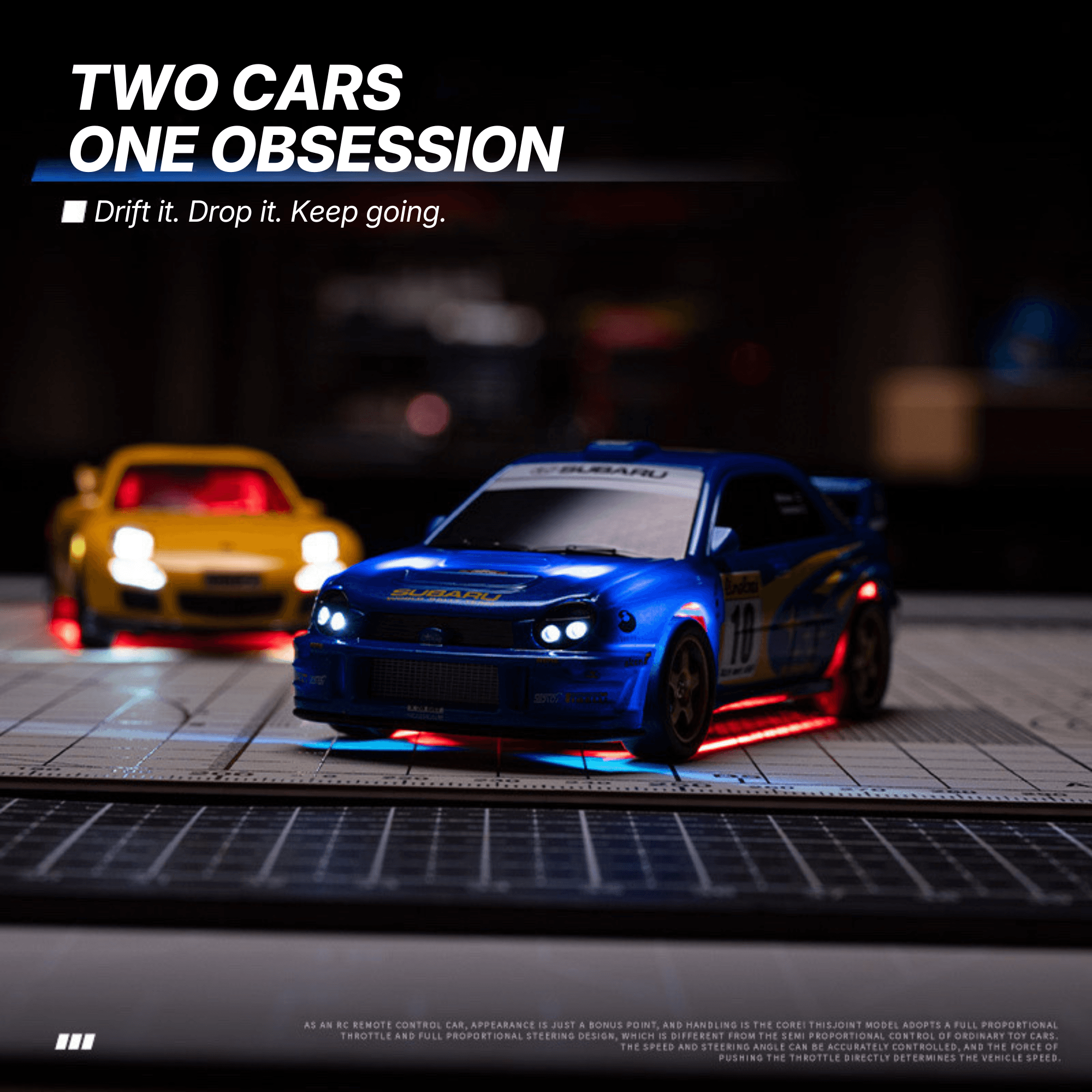 Officially Licensed Subaru WRX STI 4WD 1:43 Drift Car