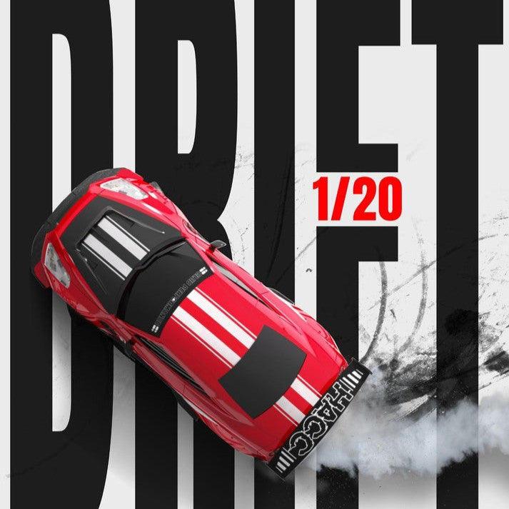 Upgraded Nissan GT-R (R35) 4WD RC Drift Car Dual Batteries with Accessories