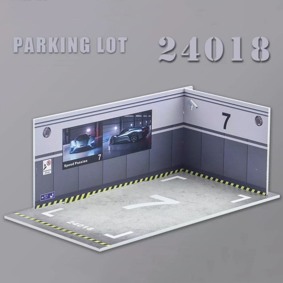 1:24 3-Piece PVC Garage Display Base Diorama (16 Variants)