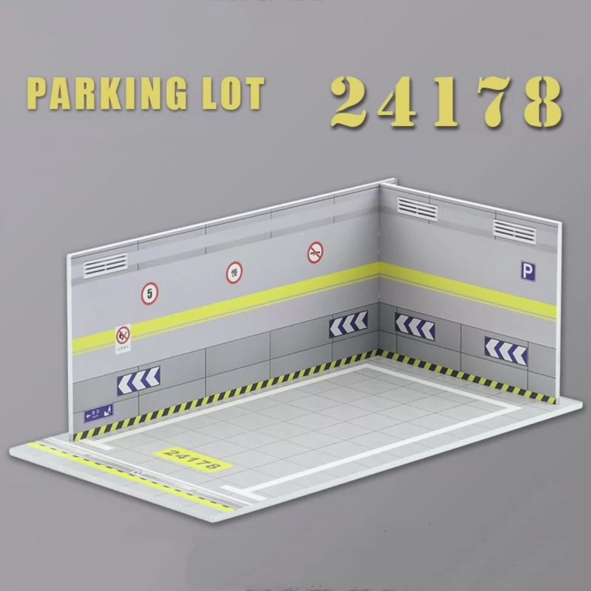 1:24 3-Piece PVC Garage Display Base Diorama (16 Variants)