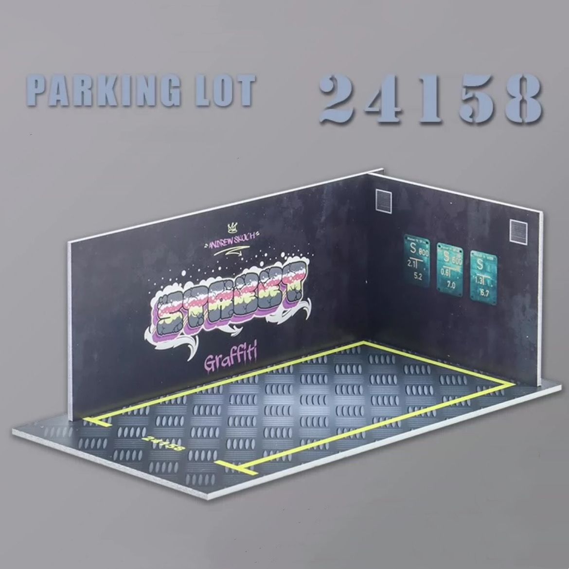 1:24 3-Piece PVC Garage Display Base Diorama (16 Variants)