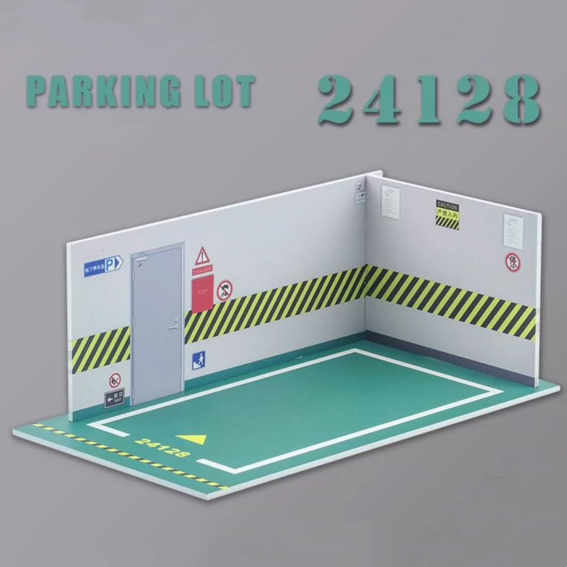 1:24 3-Piece PVC Garage Display Base Diorama (16 Variants)