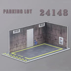 1:24 3-Piece PVC Garage Display Base Diorama (16 Variants)