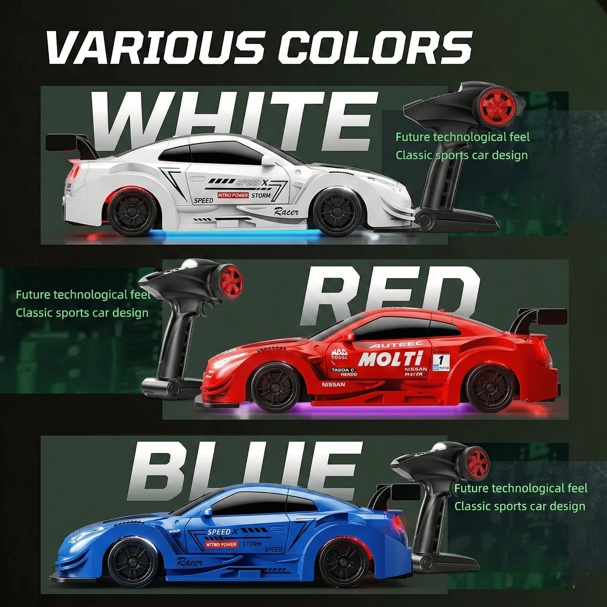 BMW M4 GT3 1:43 Alloy 4WD Metal Drift Car With Accessories