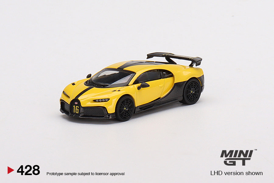 Mini GT 428 Bugatti Chiron Pur Sport Yellow