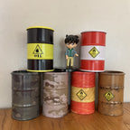 Openable Mini Oil Drum Storage Box