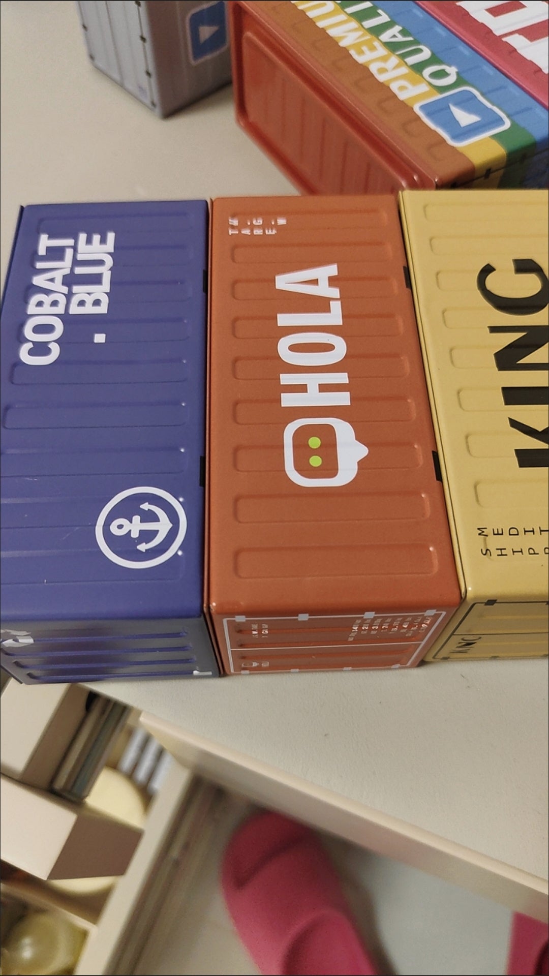 Mini Cargo Container Storage Box - Real photo 9