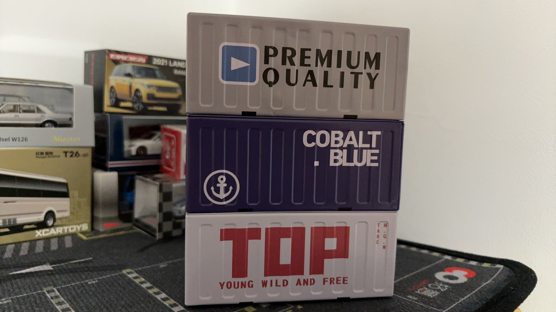 Mini Cargo Container Storage Box - Real photo 1