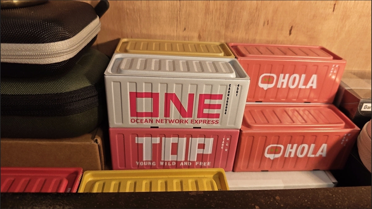 Mini Cargo Container Storage Box - Real photo 2