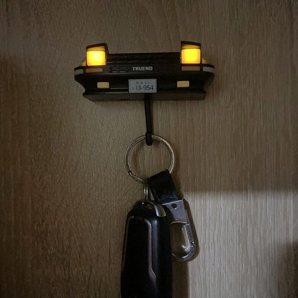 Toyota TRUENO AE86 Key Rack With Headlight And Battery