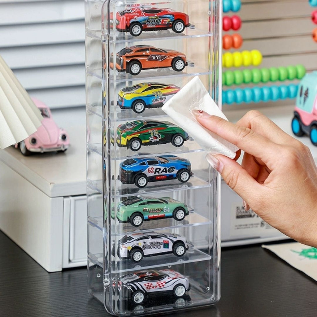 1x8 Die Cast Transparent Storage Display Box 1:64