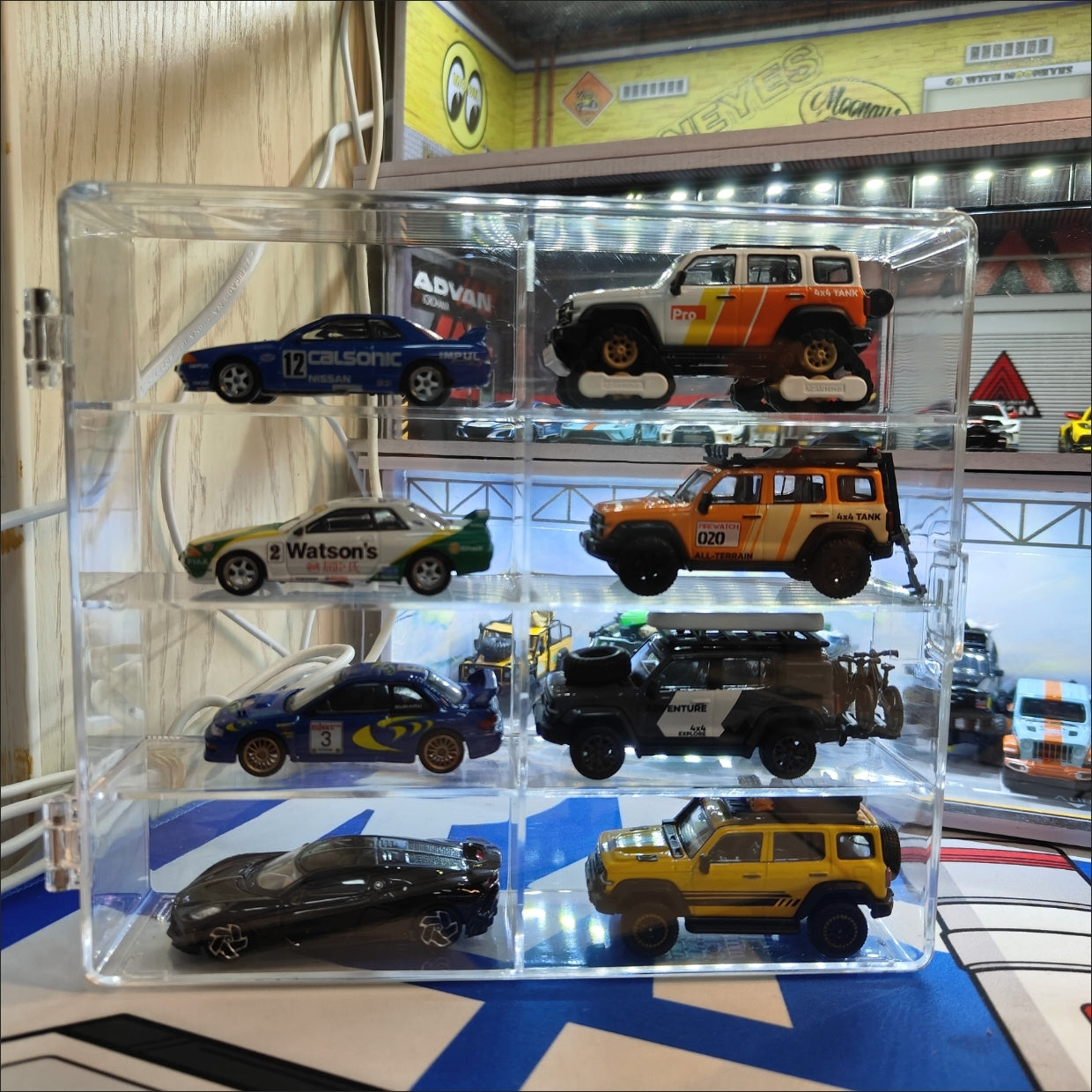 2x4 Die Cast Transparent Storage Display Box 1:64 - Real photo 1