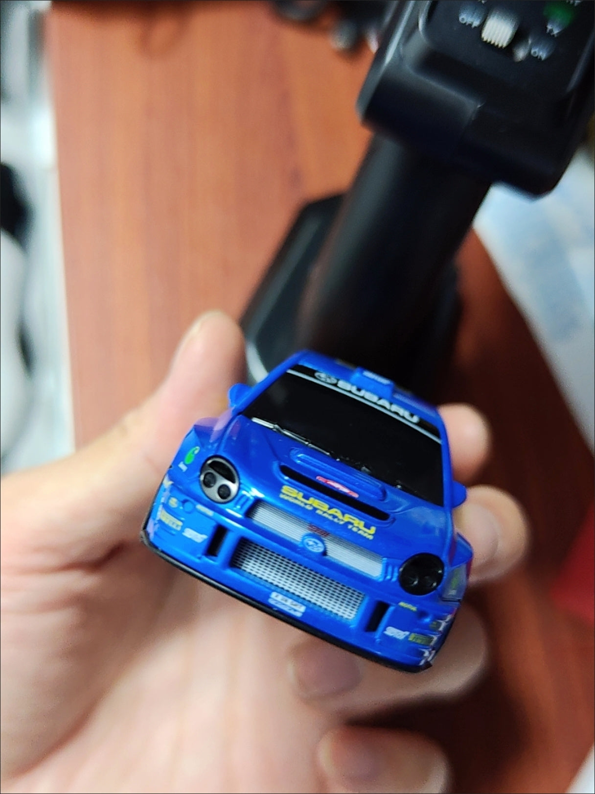 Officially Licensed Subaru WRX STI 4WD 1:43 Drift Car - Real photo 4