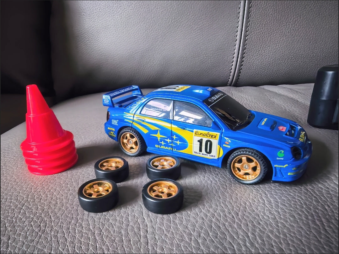 Officially Licensed Subaru WRX STI 4WD 1:43 Drift Car - Real photo 6
