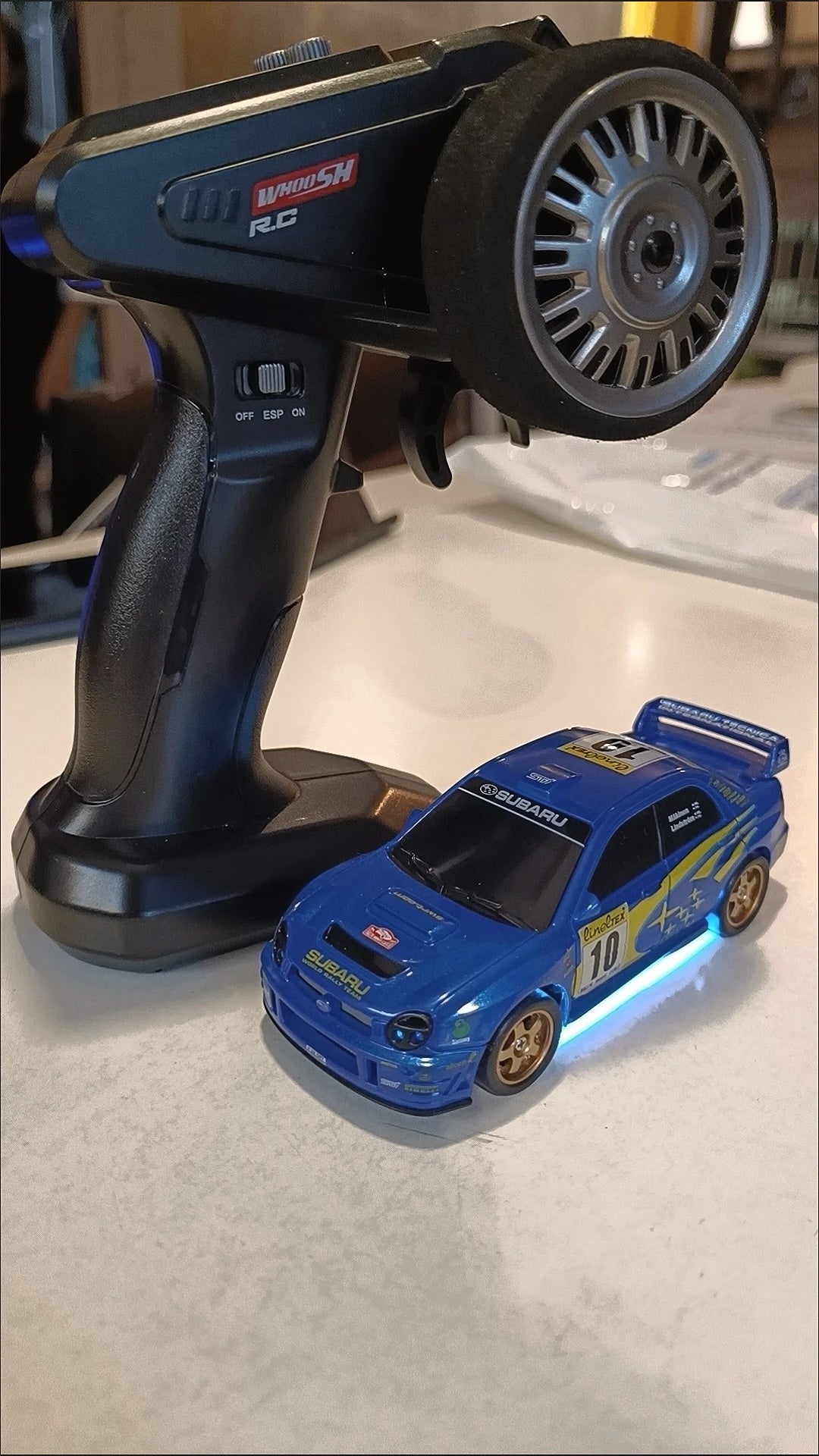 Officially Licensed Subaru WRX STI 4WD 1:43 Drift Car - Real photo 14