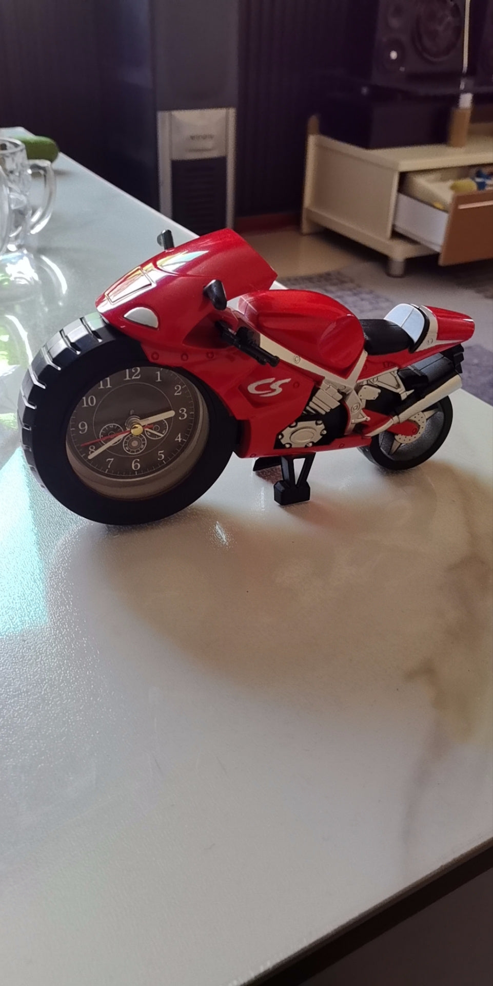 Bike Themed Alarm Clock - Real photo 6