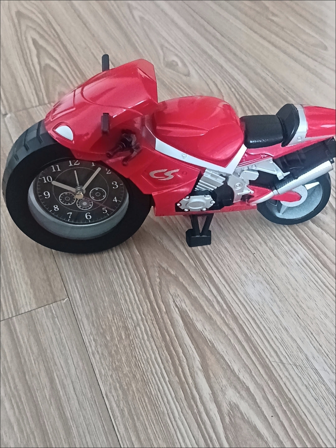 Bike Themed Alarm Clock - Real photo 1