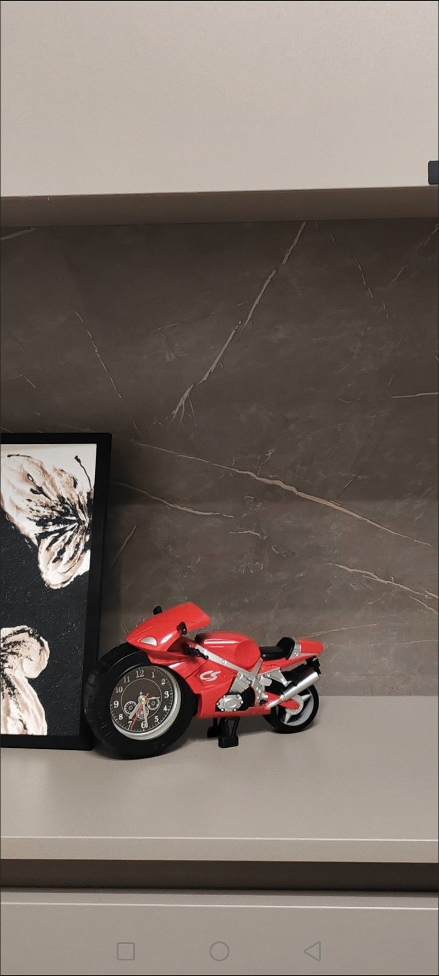 Bike Themed Alarm Clock - Real photo 7
