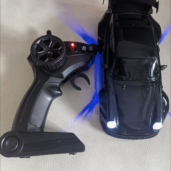 Porsche 993 911 RWB 4WD RC Drift Car With Tires & Traffic Cones