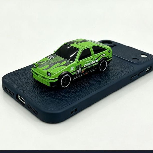 AE86 1:64 Alloy 4WD Metal Desktop Drift Car Flat Remote