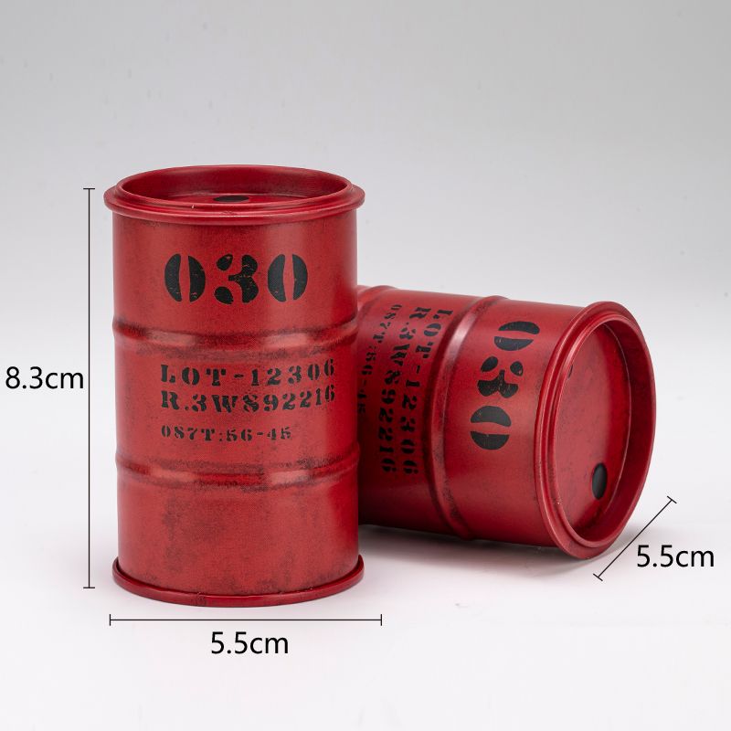 Openable Mini Oil Drum Storage Box