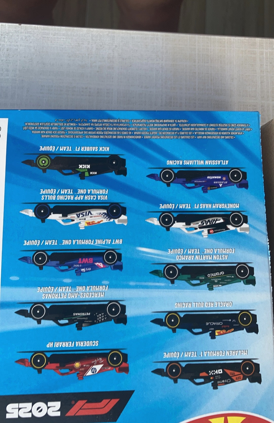 1:64 Hot Wheels F1 Set Of 10 Diecast Racing Car Model - Real photo 6