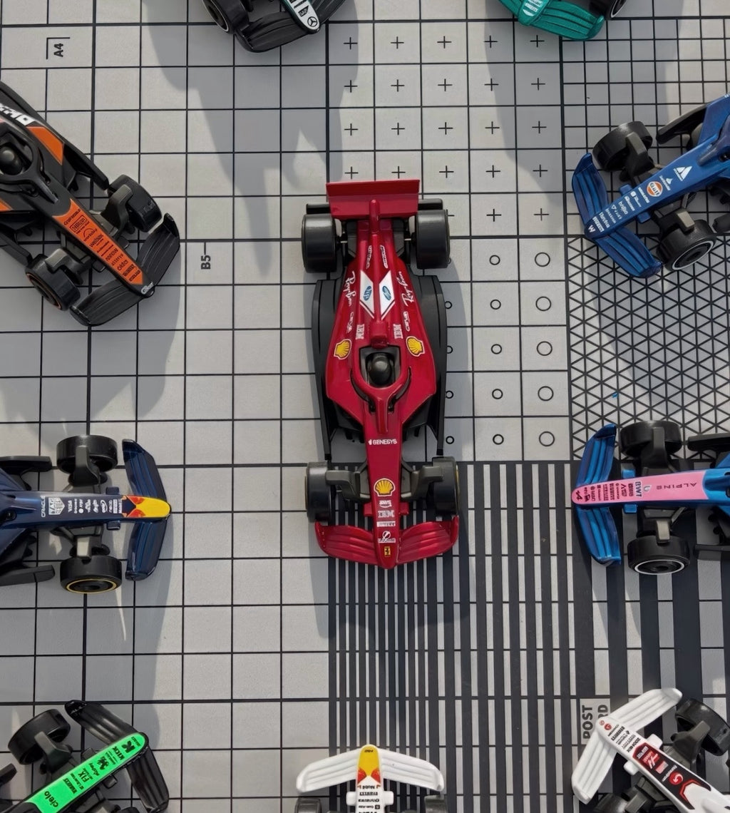 1:64 Hot Wheels F1 Set Of 10 Diecast Racing Car Model