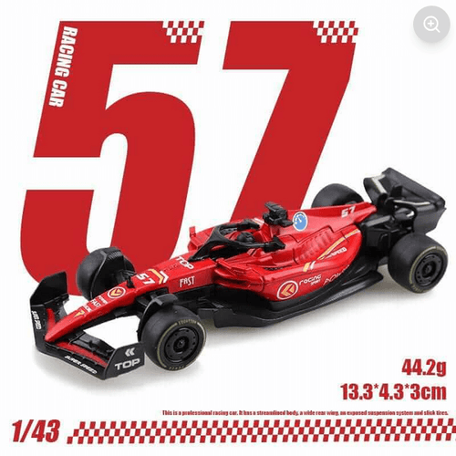 1:43 Scale F1 Racing Car Diecast Model Red in Bangladesh