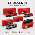 1:64 Bburago Ferraris - Set of 5 - Official Licensed Price in Bangladesh