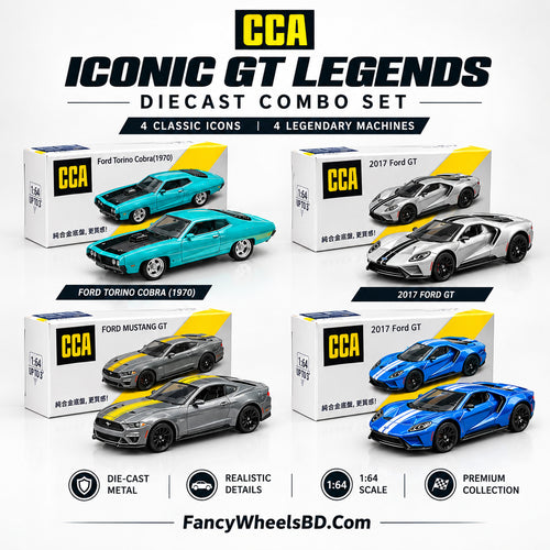 1:64 CCA Fords - Set of 4 Diecast Model Car FancyWheels Bangladesh