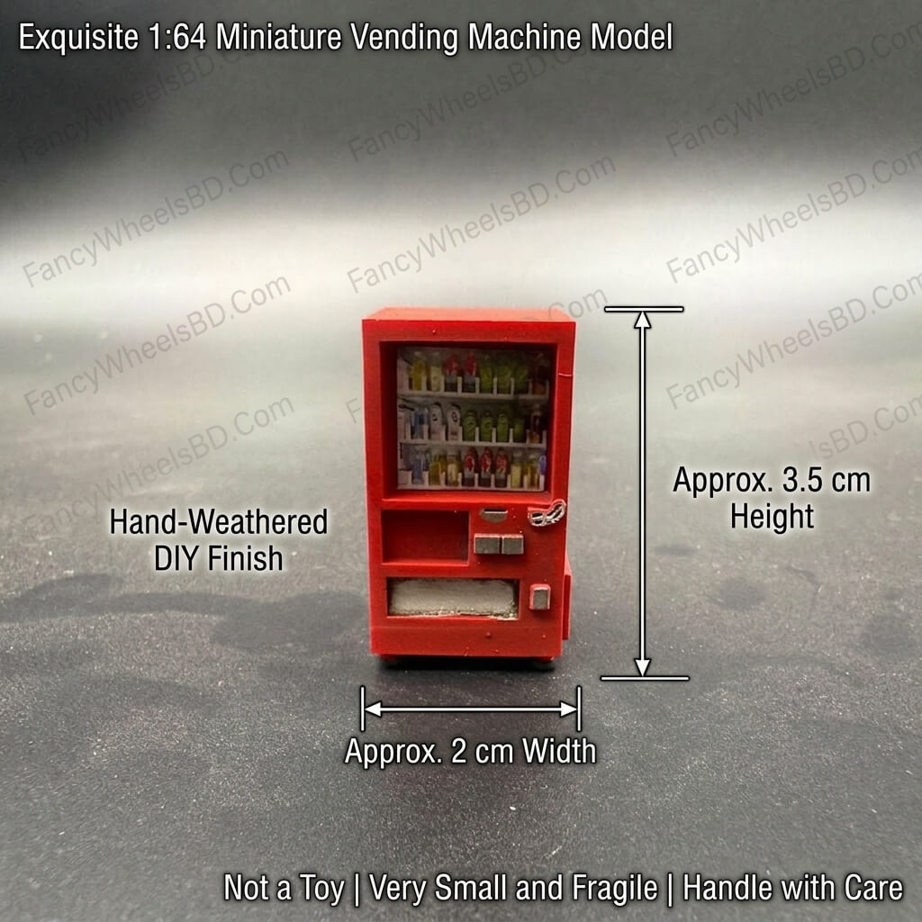 1:64 Miniature Vending Machine Model for Diorama Setup Price in Bangladesh
