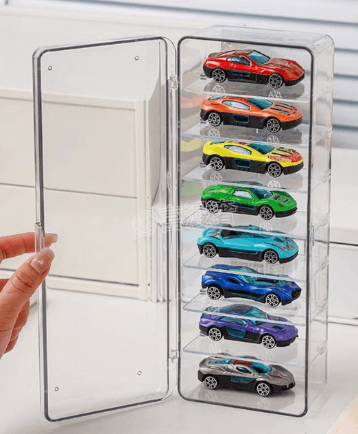 1x8 Die Cast Transparent Storage Display Box 1:64