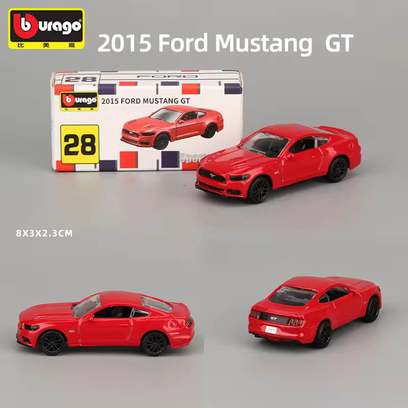 2015 Mustang GT Red Diecast Model Car