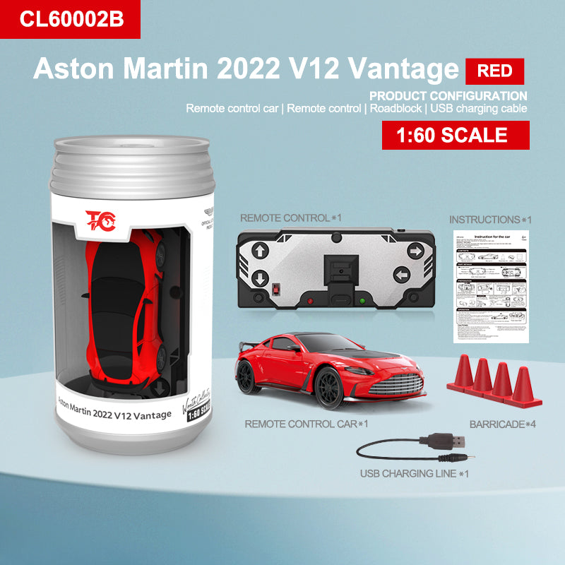 Rechargeable RC Can Car - Aston Martin 2022 V12 Vantage