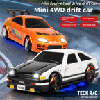 Officially Licensed Trueno AE86 4WD 1:64 Mini Drift Car