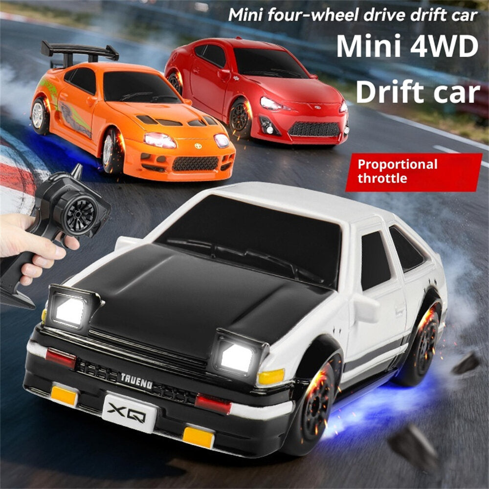 Officially Licensed Trueno AE86 4WD 1:64 Mini Drift Car