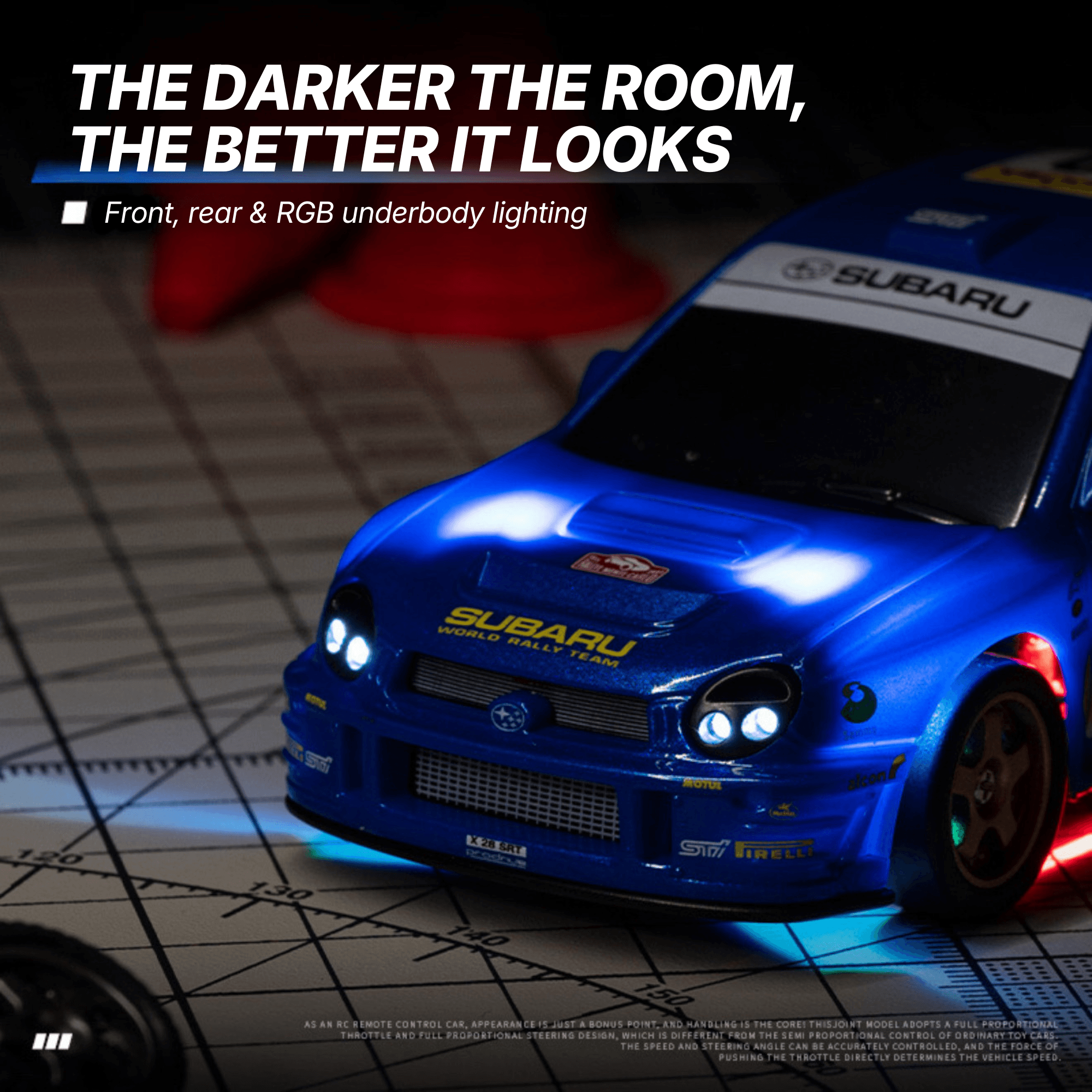 Officially Licensed Subaru WRX STI 4WD 1:43 Drift Car