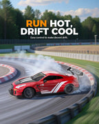 Upgraded Nissan GT-R (R35) 4WD RC Drift Car Dual Batteries with Accessories