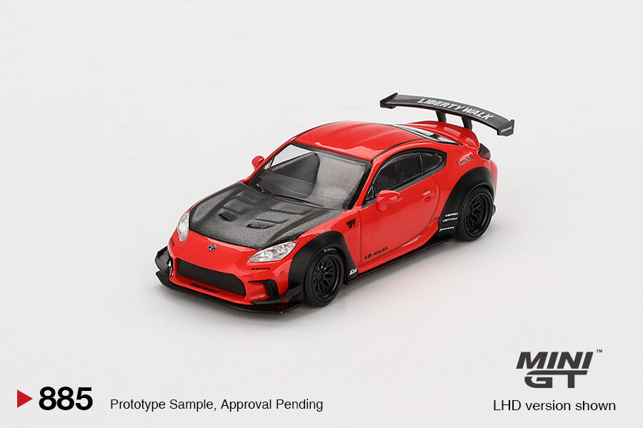 Mini GT 885 Toyota GR86 LB Nation Red 1:64 Diecast