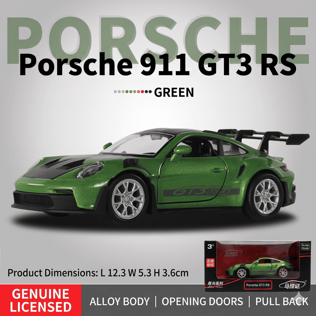 1:36 Porsche 911 GT3 RS Diecast Model Car