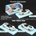 CCA 1:64 Porsche 918 Spyder GULF Diecast Model Car