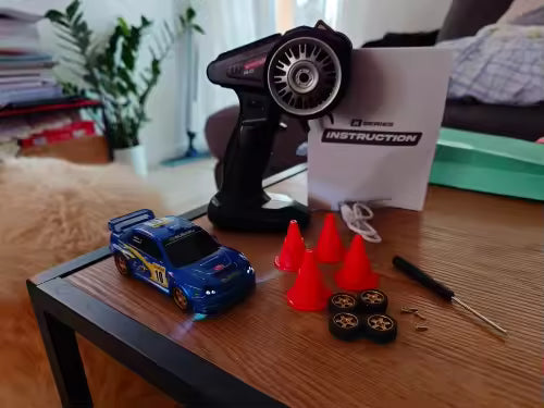 Officially Licensed Subaru WRX STI 4WD 1:43 Drift Car - Real photo 11