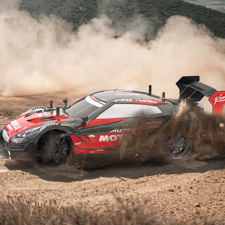 GTR R35 4WD RC Drift Car With Tires & Traffic Cones