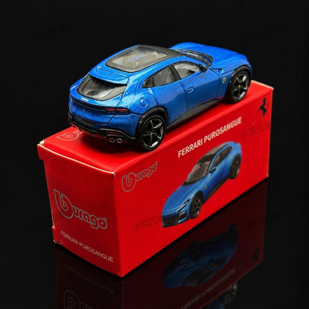 Backside of Bburago 1:64 Ferrari Purosangue Diecast FancyWheels BD