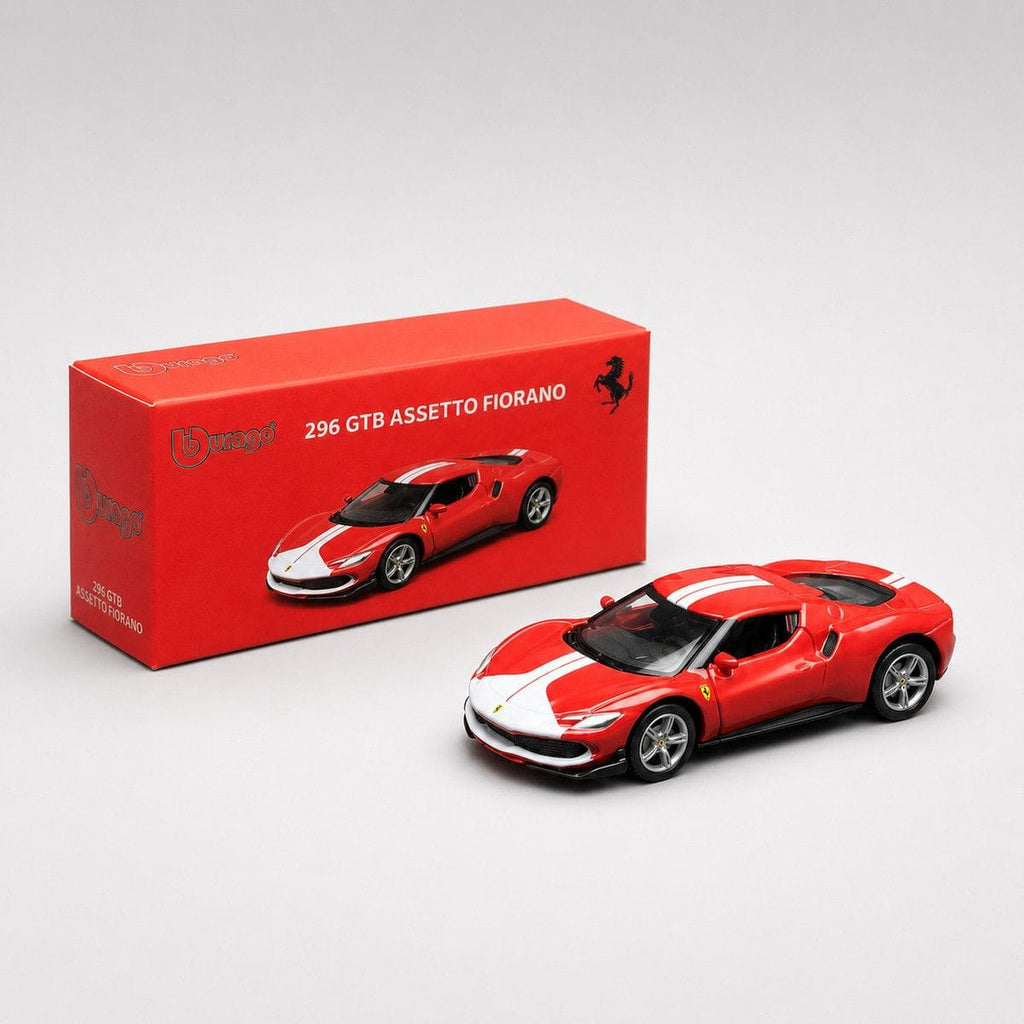 Bburago 1:64 Ferrari 296 GTB Assetto Fiorano Diecast Model Car Red Diecast Car in Bangladesh