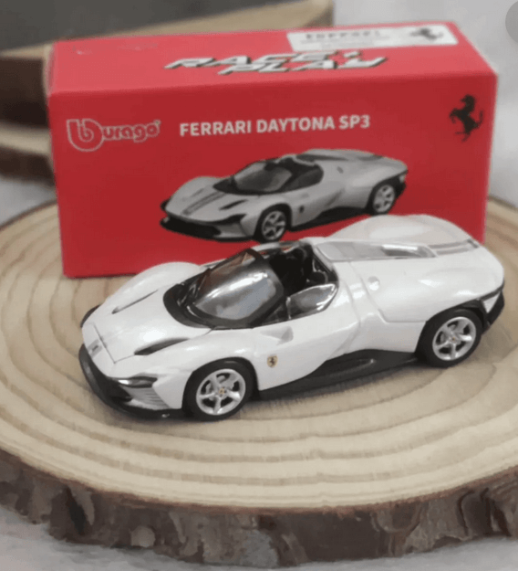 Bburago 1:64 Ferrari Daytona SP3 White Diecast Model Car Price in Bangladesh