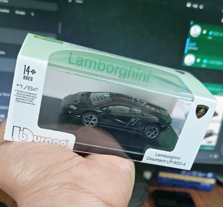 Bburago 1:64 Lamborghini Countach LPI 800-4 Diecast Car with Display Box  FancyWheels Price in Bangladesh