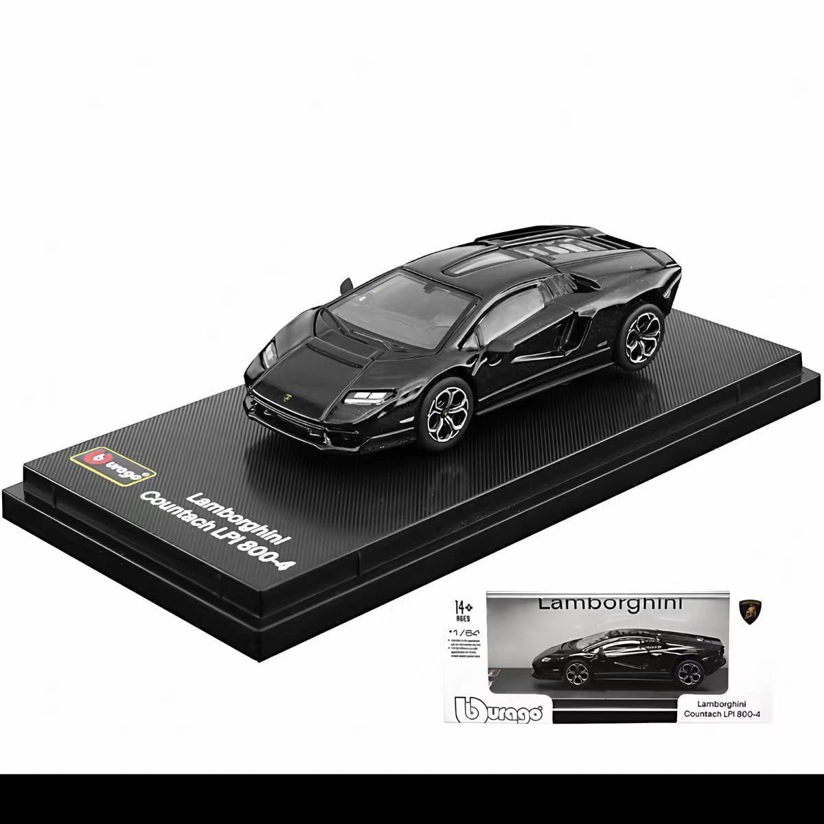 Bburago 1:64 Lamborghini Countach LPI 800-4 Diecast Car with Display Available Now at FancyWheels