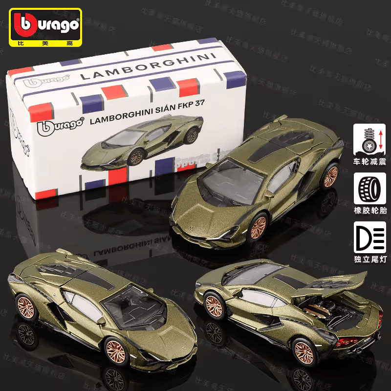 Bburago Lamborghini Sian FKP 37 Diecast Model Car